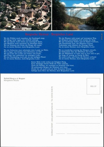 Ansichtskarte burg der - an,