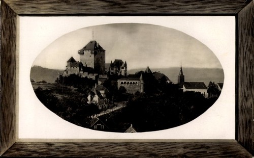 Präge passepartout burg an - präge,
