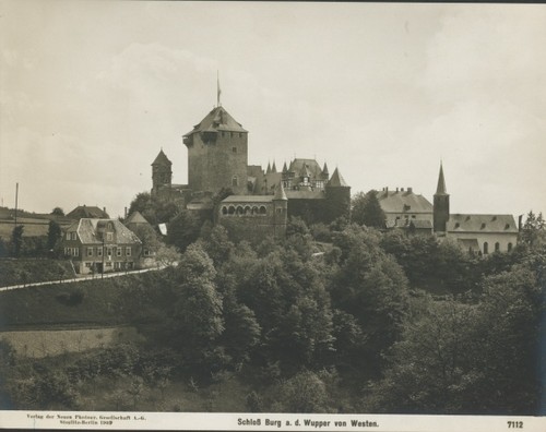Foto burg der wupper - foto,