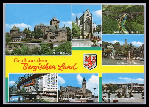 Ansichtskarte bergisches land - ansichtskarte,