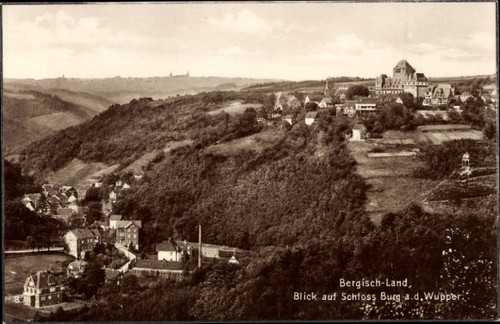 Burg der wupper - ak,