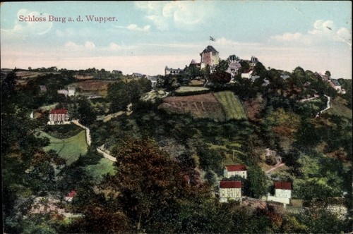 Burg der wupper - ak,