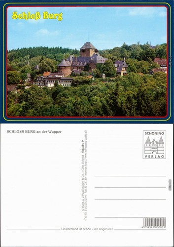 Ansichtskarte burg der - ansichtskarte,