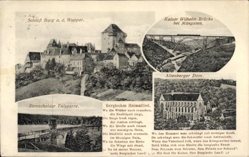 Burg der wupper - an,