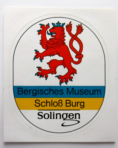Souvenir aufkleber bergisches - souvenir-aufkleber,
