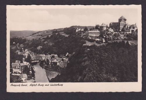 Ansichtskarte burg solingen - ansichtskarte,