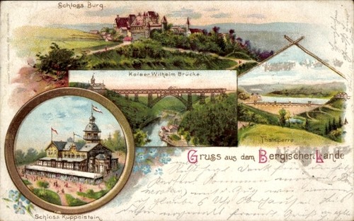 Litho burg der wupper - litho,
