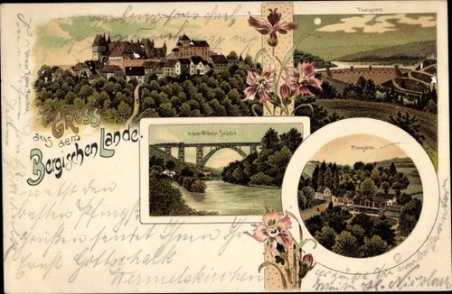 Litho solingen bergischen - solingen, im