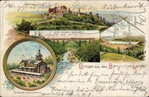 Litho burg der wupper - an,