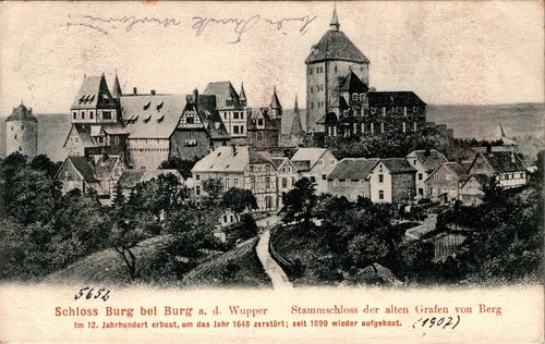 Gruss aus burg - ak,