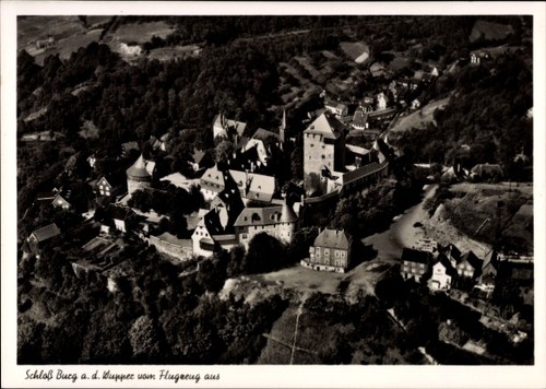 Burg der wupper - ak,