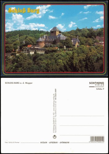 Ansichtskarte burg der - burg,