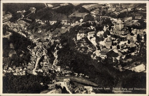 Burg der wupper - ak,
