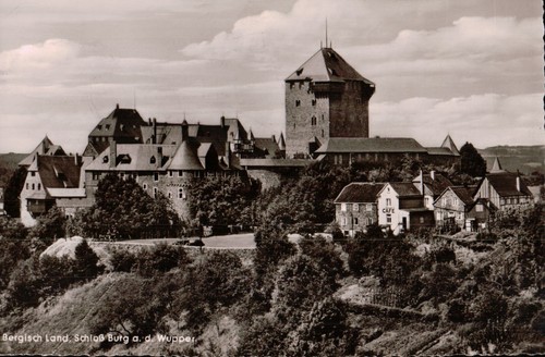 Solingen schloß burg - ak, a