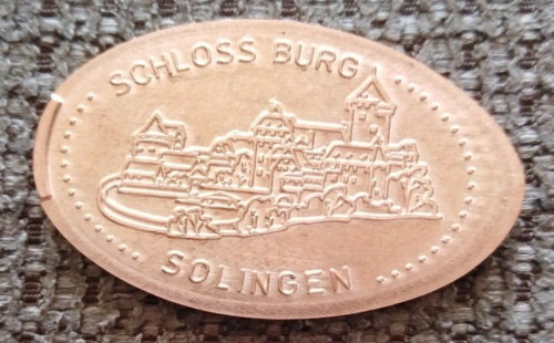 Elongated coin solingen - elongated, coin:
