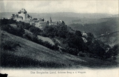 Burg der wupper - ak,