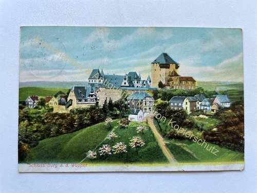 Ansichtskarte burg der - an,