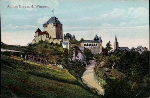 Burg der wupper - an,