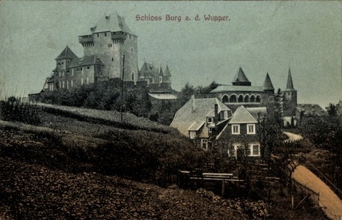 Burg der wupper - ak,