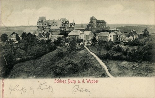 Burg der wupper - ak,