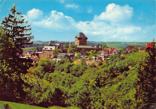 Schloss burg wupper - ak,