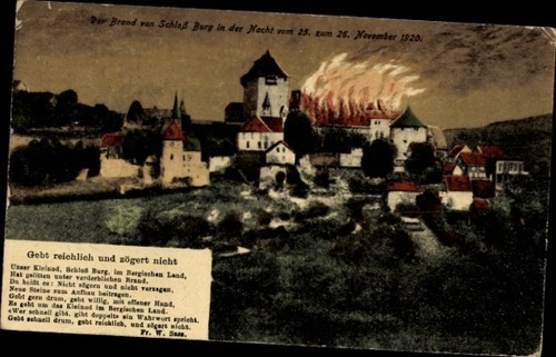 Burg der wupper - ak, an