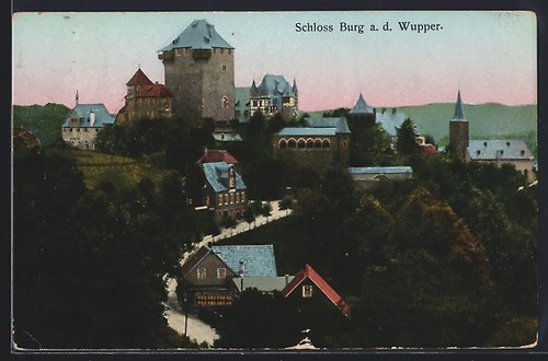 Ansichtskarte solingen blick - ansichtskarte,